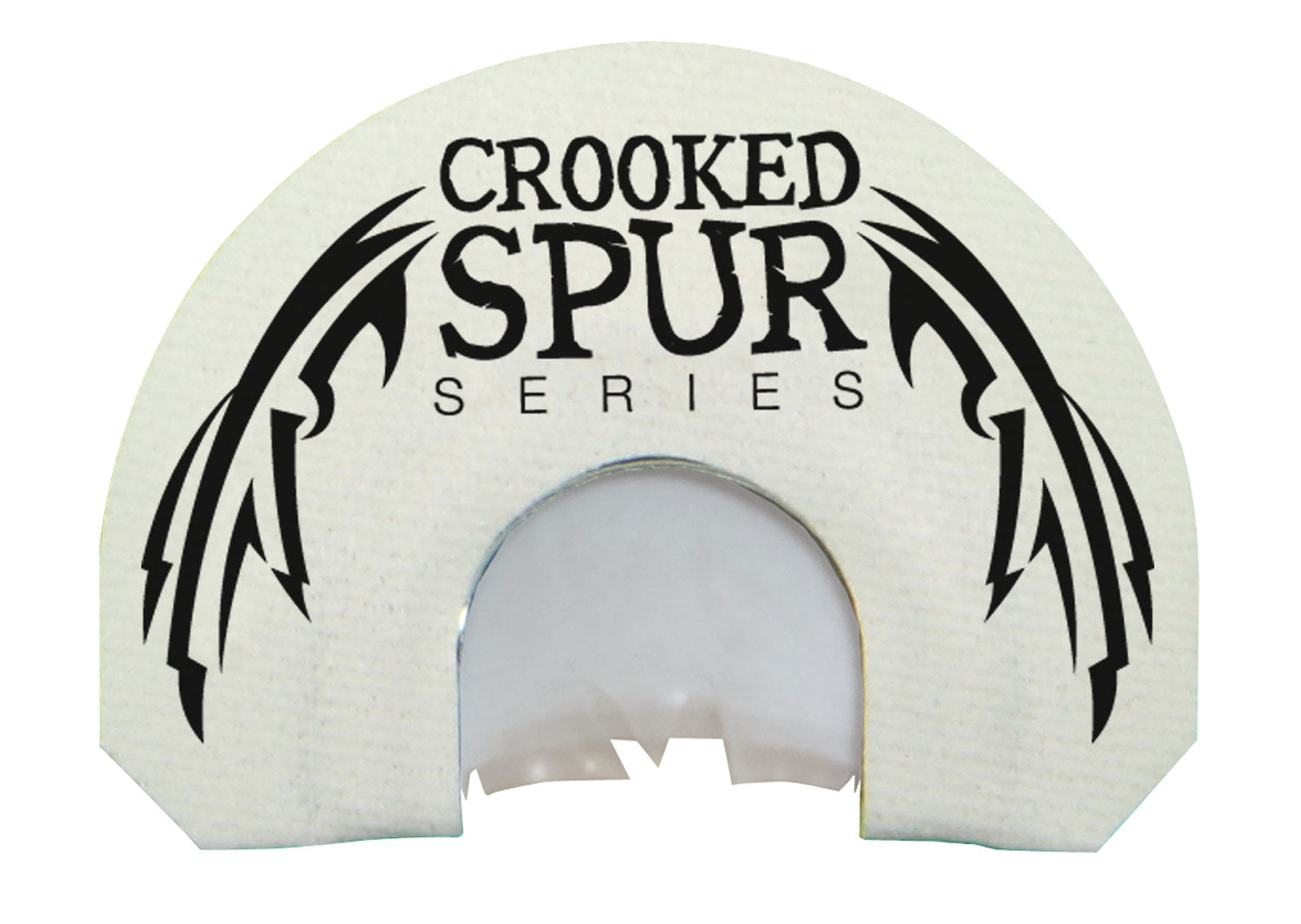 Foxpro Crooked Spur Series V-Cut Slash Diaphragm Call - Triple Reed, Turkey, White