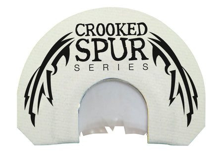 Foxpro Crooked Spur Series V-Cut Slash Diaphragm Call - Triple Reed, Turkey, White