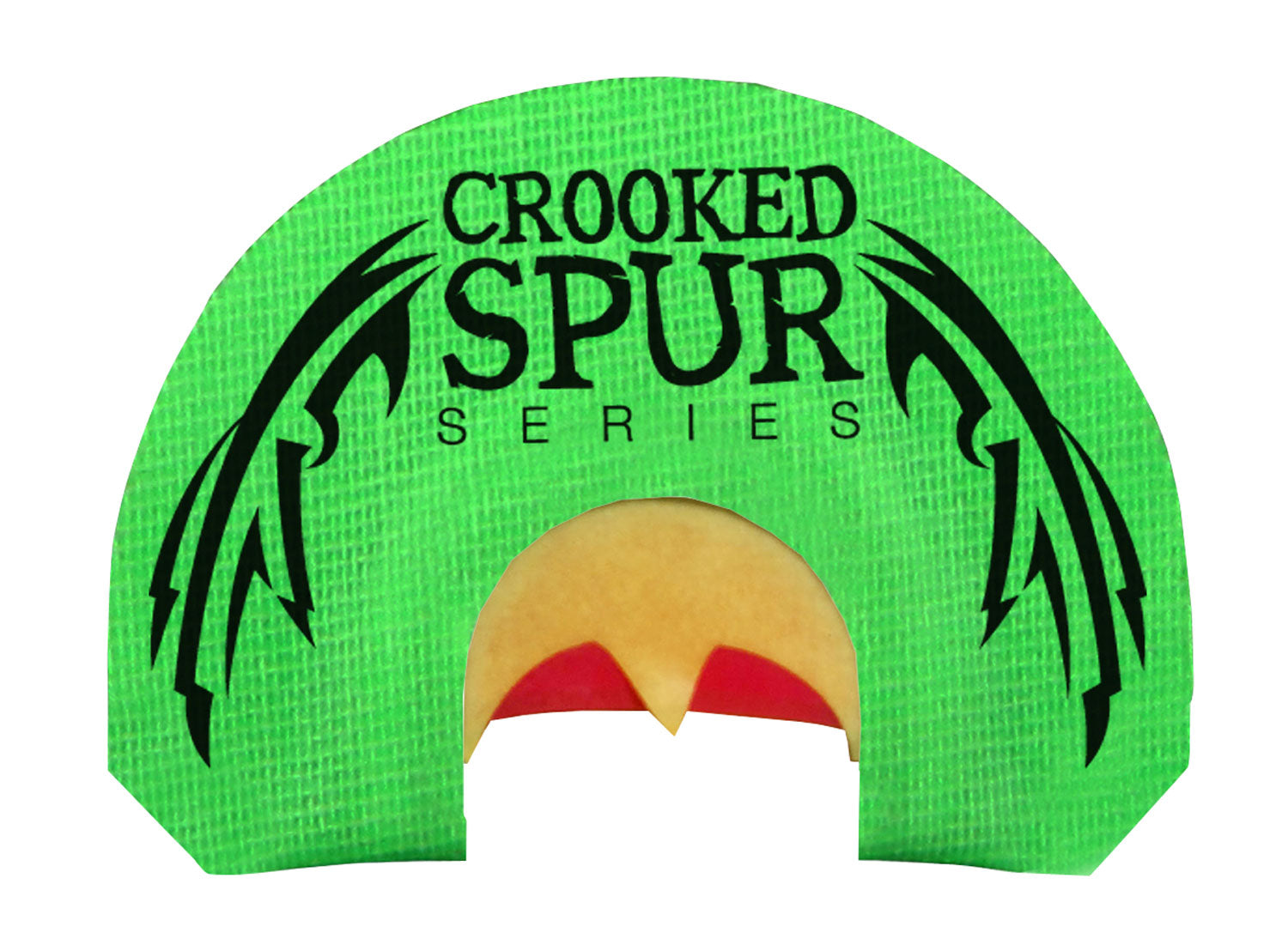 Foxpro Crooked Spur Series Back Wing Diaphragm Call - Triple Reed, Turkey, Green