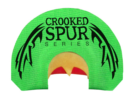 Foxpro Crooked Spur Series Back Wing Diaphragm Call - Triple Reed, Turkey, Green