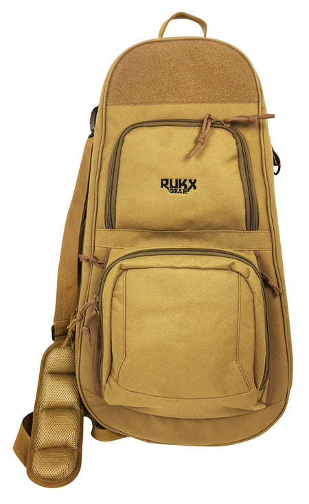 Rukx Gear Discrete AR-Pistol Backpack Tan 600D Poly with Mag Holders