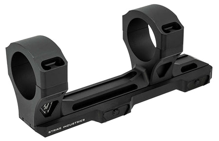 Strike Industries Adjustable Scope Mount Ring Combo STRIKEASM Anodized Black 30mm CNC Machined
