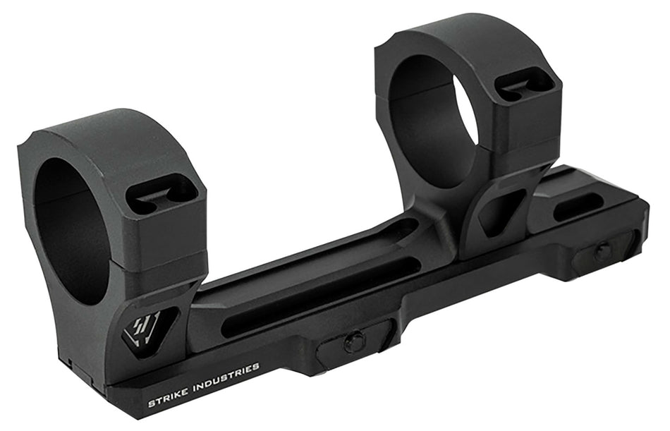 Strike Industries Adjustable Scope Mount Ring Combo STRIKEASM Anodized Black 30mm CNC Machined