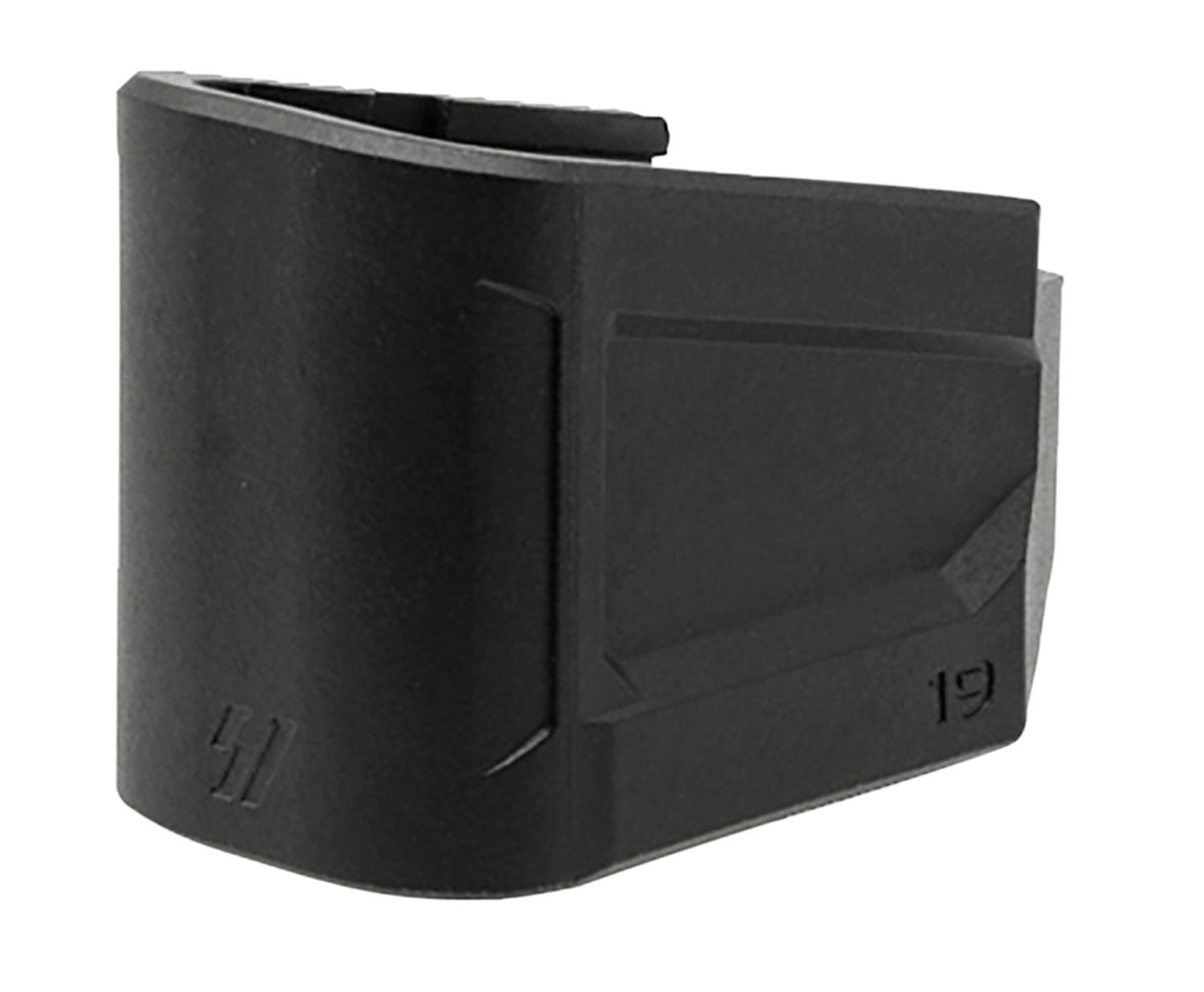 Strike Industries Enhanced Mag Base Plate Glock 19 +5 Rounds 9mm Black Polymer