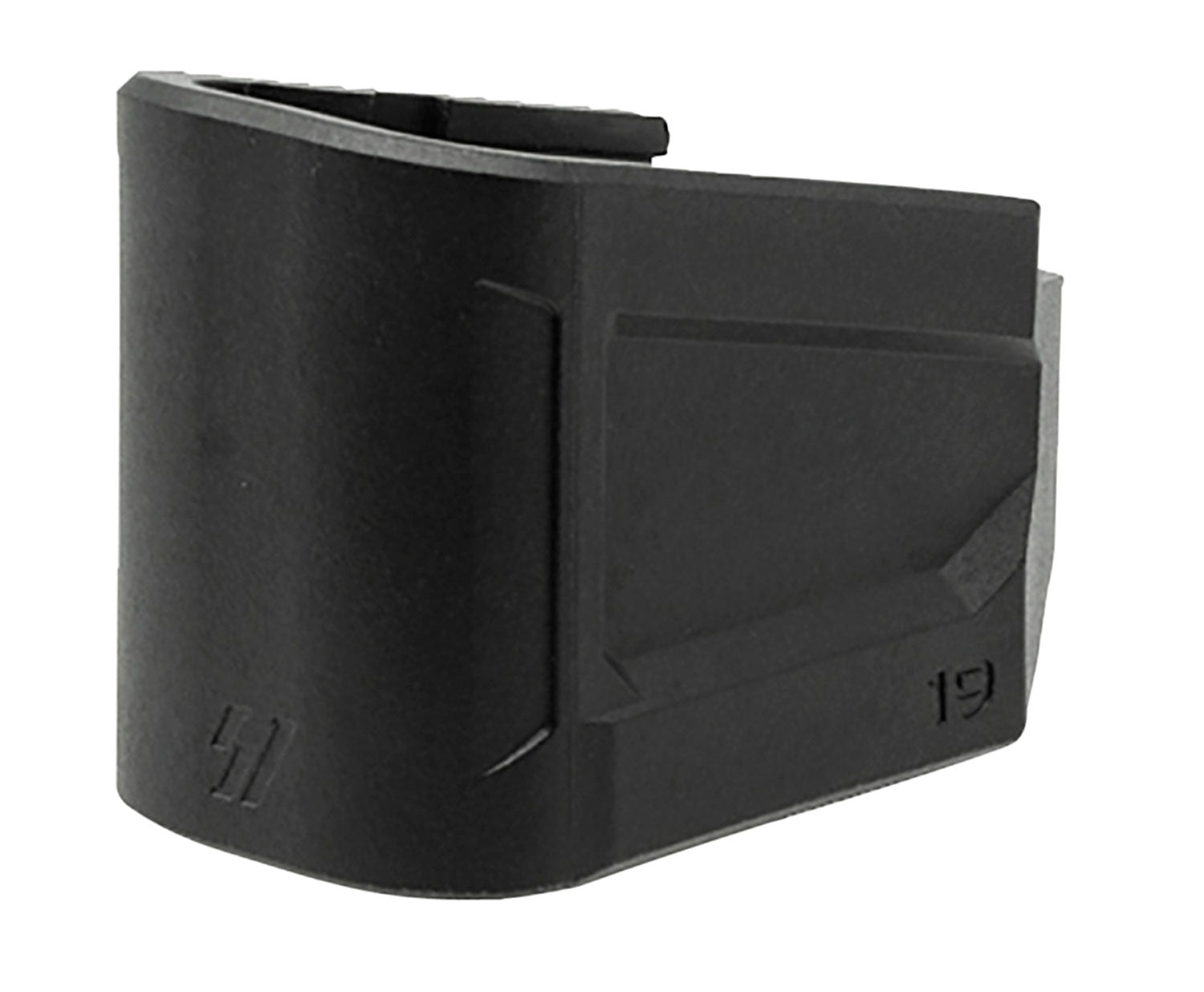 Strike Industries Enhanced Mag Base Plate Glock 19 +5 Rounds 9mm Black Polymer