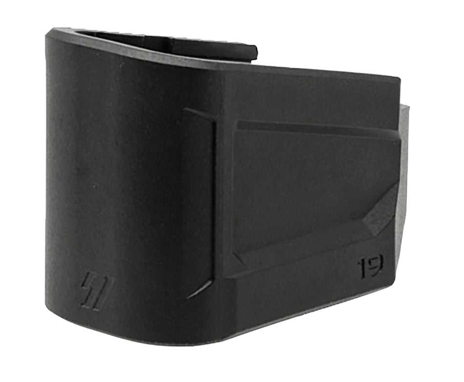 Strike Industries Enhanced Mag Base Plate Glock 19 +5 Rounds 9mm Black Polymer
