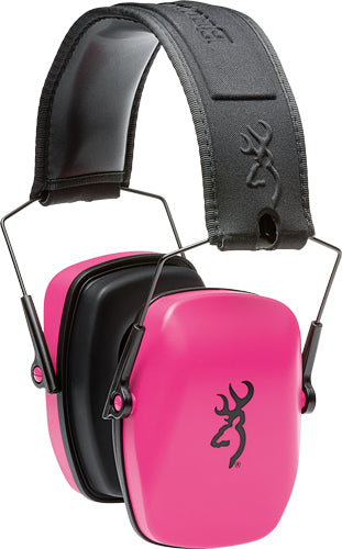 Browning Buckmark III Pink Foldable Ear Protection NRR 27 dB