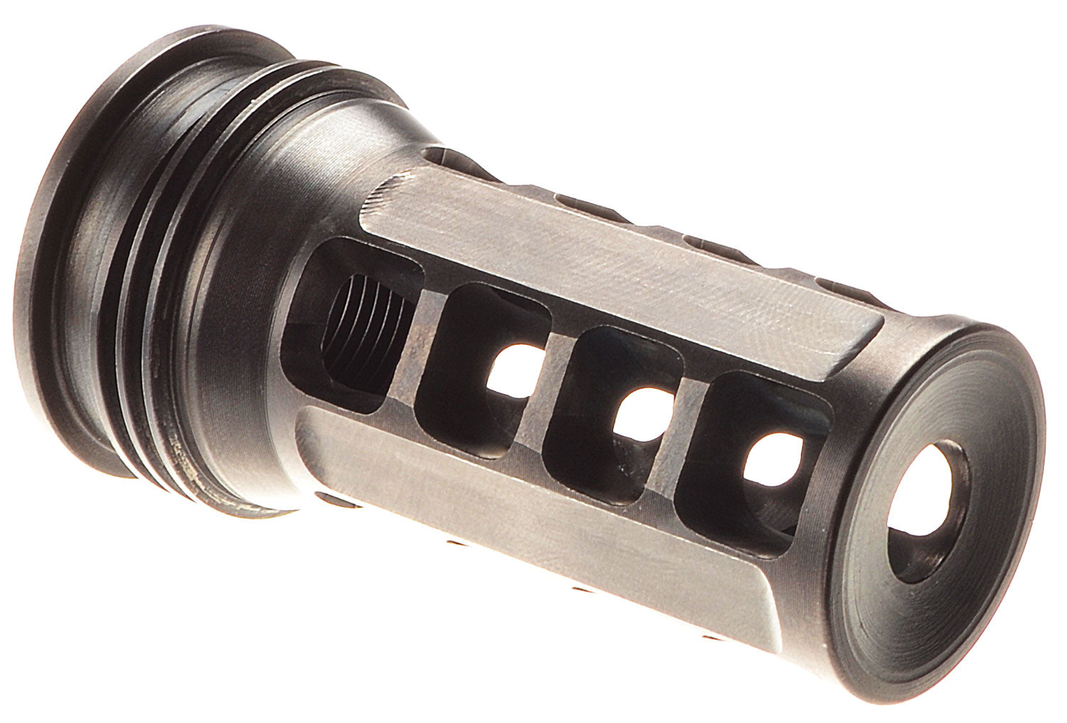 Huxwrx QD ELR Muzzle Brake Black 5/8-24 tpi 2.30" OAL 338 Caliber AR 1646