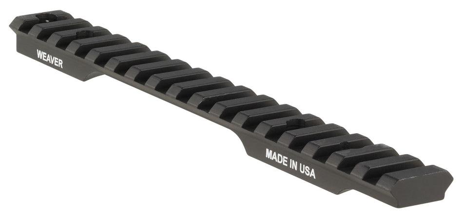 Weaver Mounts 99466 Picatinny Multi-Slot Extended Base Black Anodized Aluminum Savage 10 Short Action