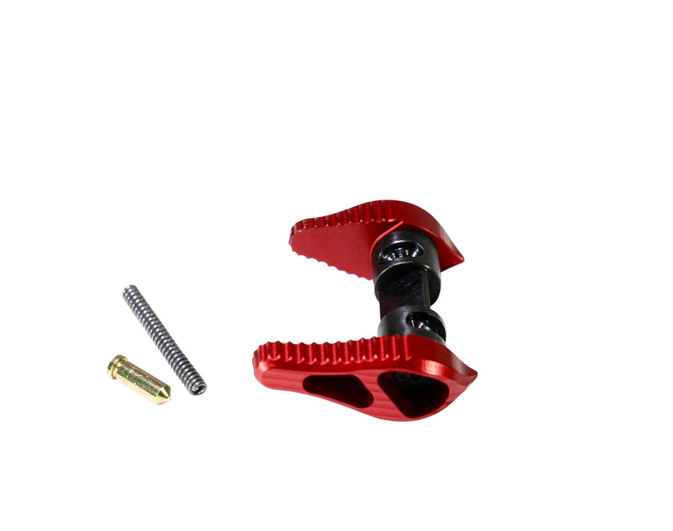 Timber Creek AMBISSR AR Platform Ambi Safety Selector 45/90 Degree Red Aluminum