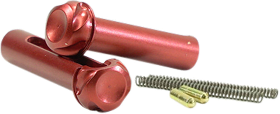 Timber Creek Outdoors Red Anodized Aluminum AR Takedown Pin Set Drop-In Mil-Spec Rifle