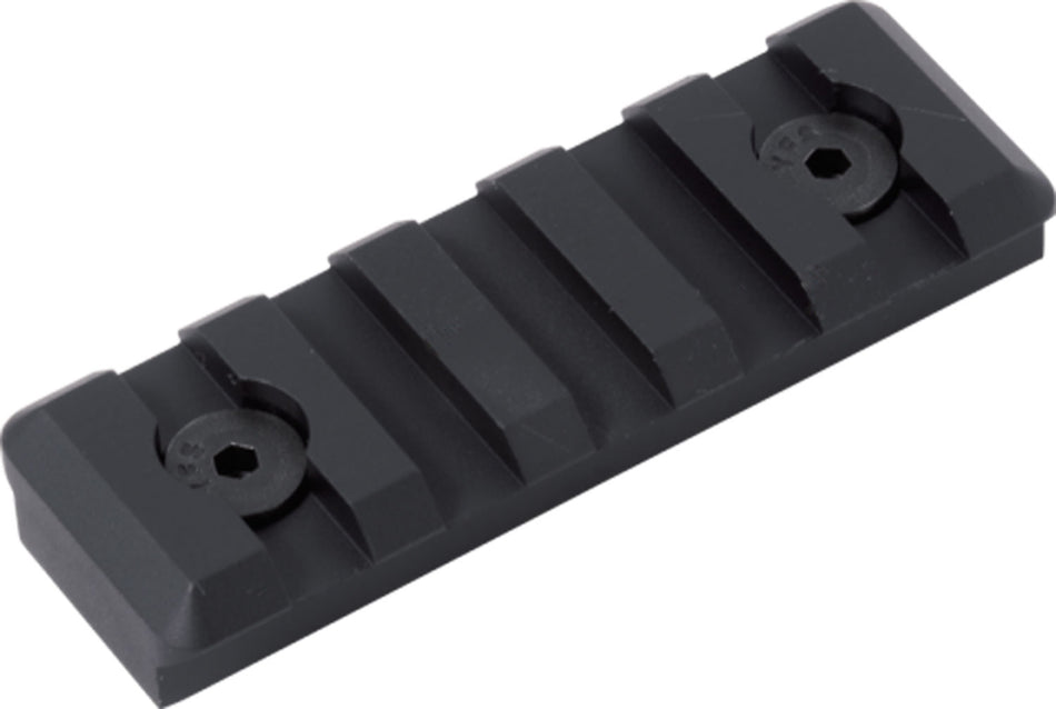 Timber Creek Outdoors M-LOK 5-Slot Picatinny Rail Accessory Section Black Aircraft Grade Aluminum