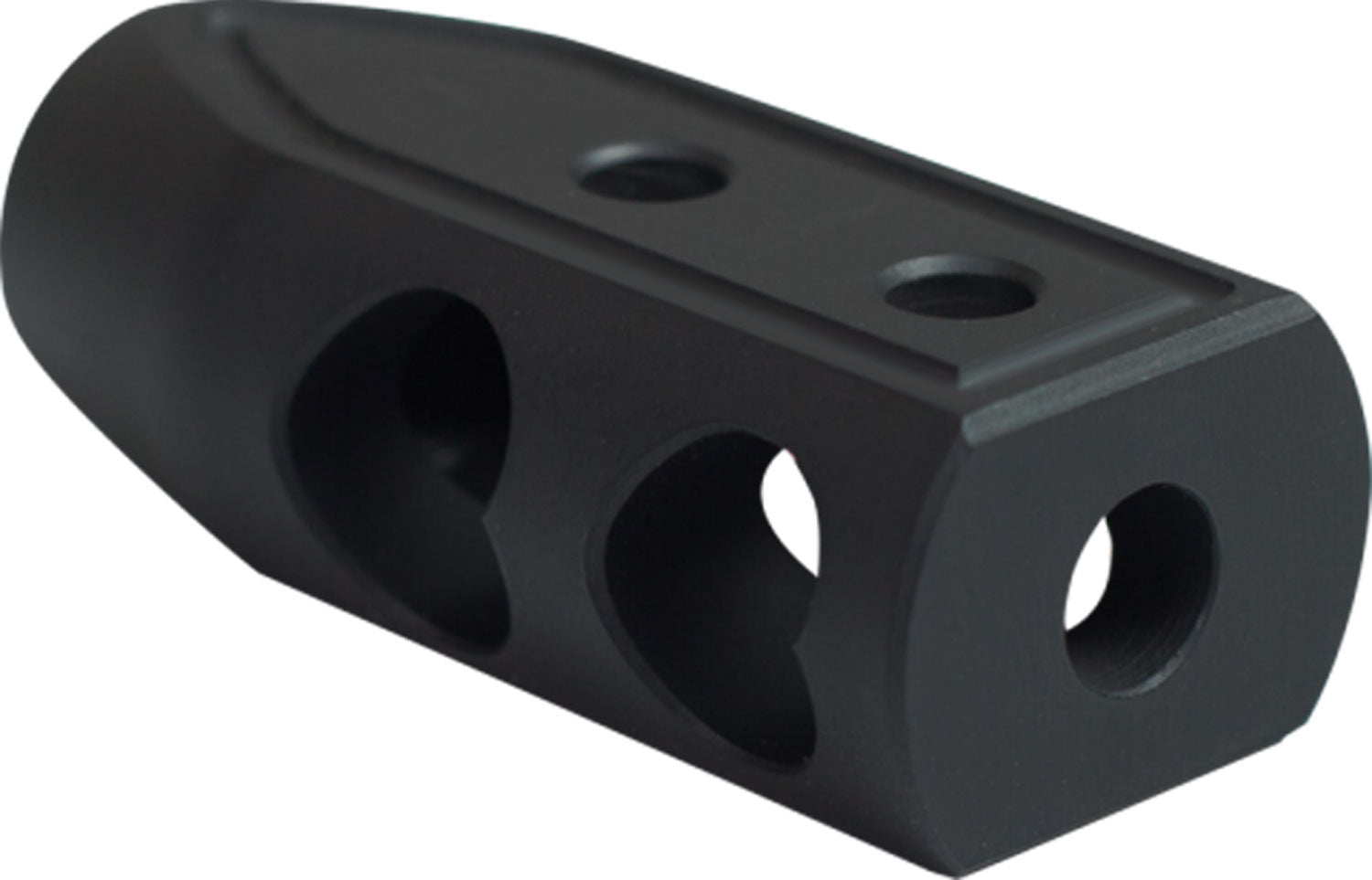 Timber Creek Outdoors 6.5 Grendel Heart Breaker Muzzle Brake AR Platform Black Cerakote 5/8-24 tpi