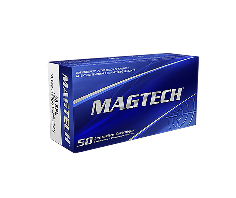 Magtech Range/Training Semi Jacketed Hollow Point 158 Grain .38 Special 886 fps