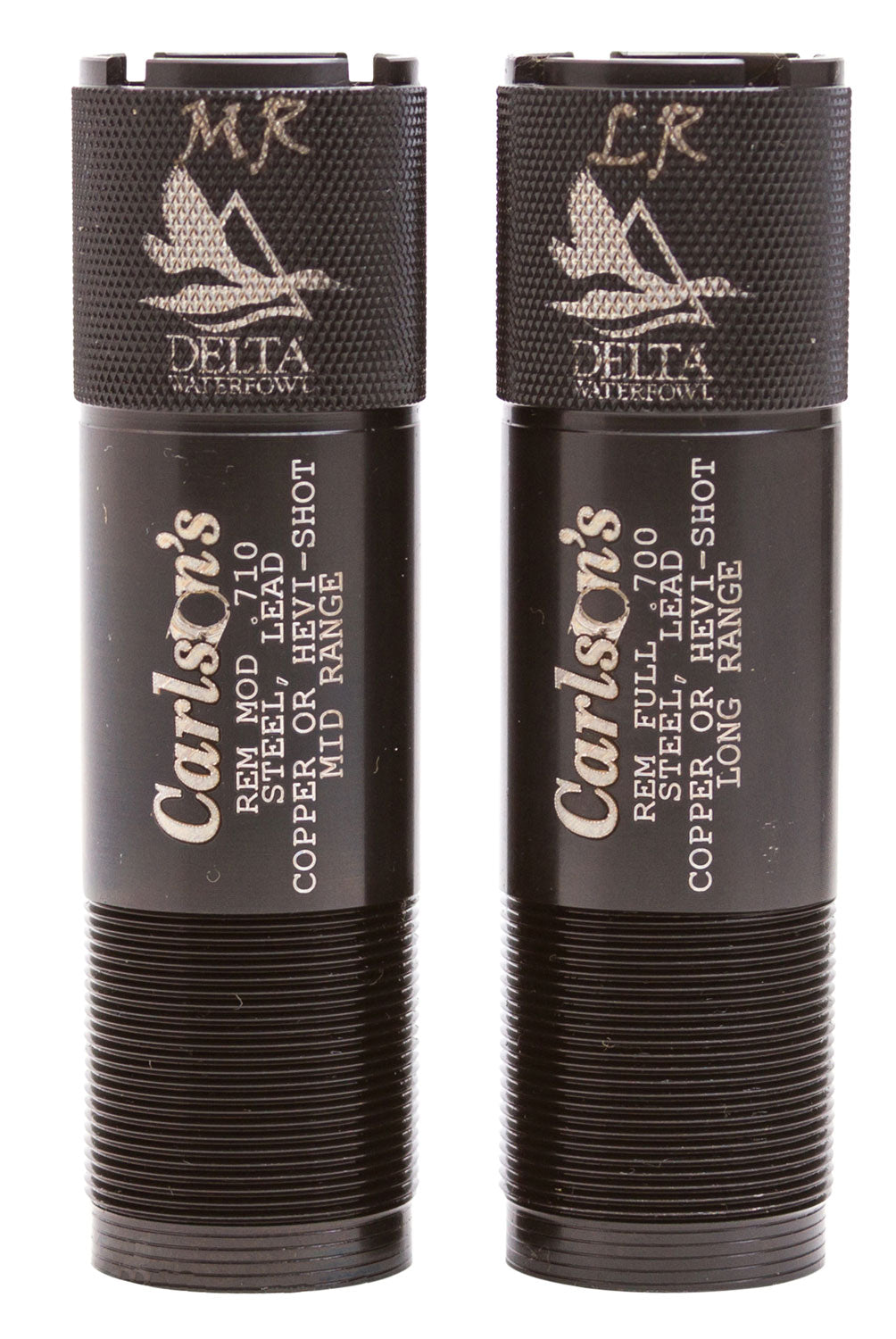 Carlson's Choke Tubes Delta Waterfowl 07260 Remington 12GA Mid/Long Range Knurled 17-4 Stainless