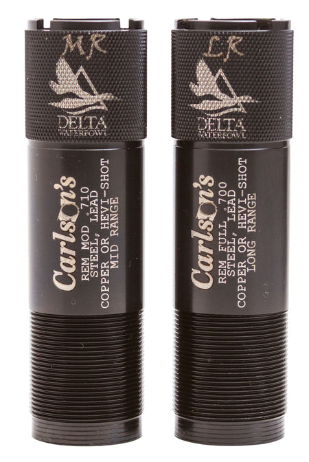 Carlson's Choke Tubes Delta Waterfowl 07260 Remington 12GA Mid/Long Range Knurled 17-4 Stainless