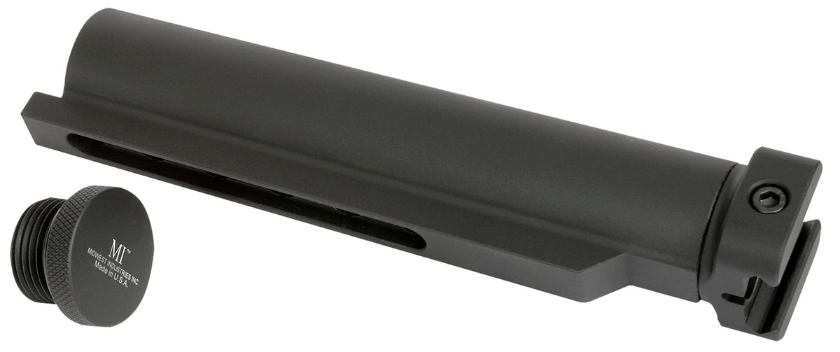 Midwest Industries MISTAP AR-Platform Stock Tube Adaptor Black Hardcoat Anodized Aluminum Waterproof Storage