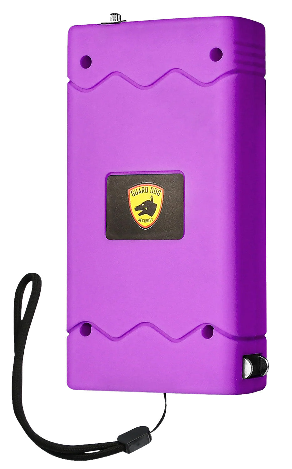 Guard Dog Security Disabler Purple Rubberized Stun Gun LED Flashlight with Holster