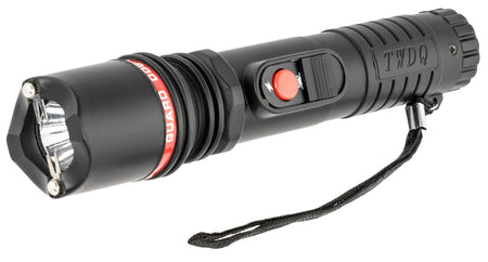 Guard Dog Security Inferno Black Rubber Coated Stun Flashlight with Nylon Holster