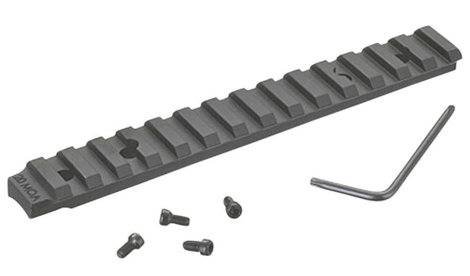 Ruger American Short Action Picatinny Scope Base Rail 20 MOA Black Anodized Aluminum