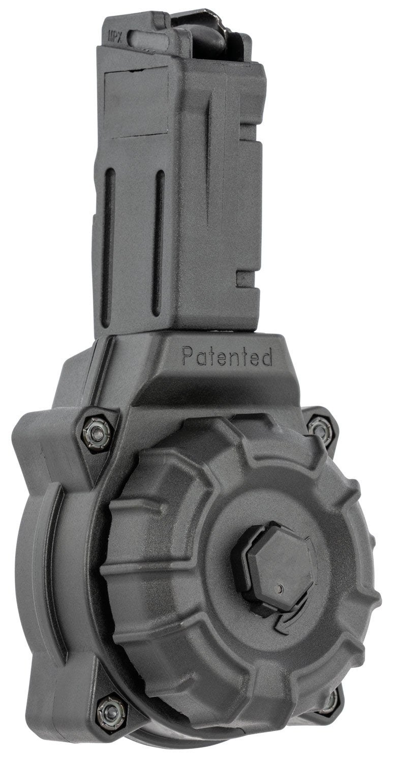 ProMag DRMA36 9mm Luger 30rd Drum Mag for Sig MPX Black DuPont Zytel