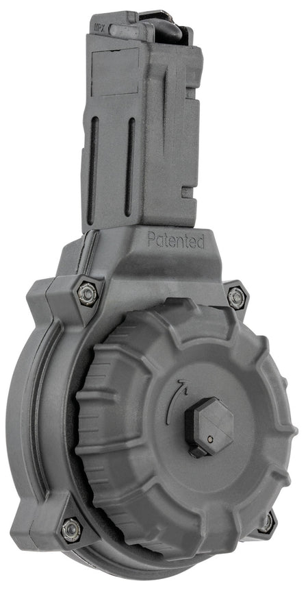 ProMag DRMA21 9mm Luger 50rd Drum Mag for Sig MPX Black DuPont Zytel