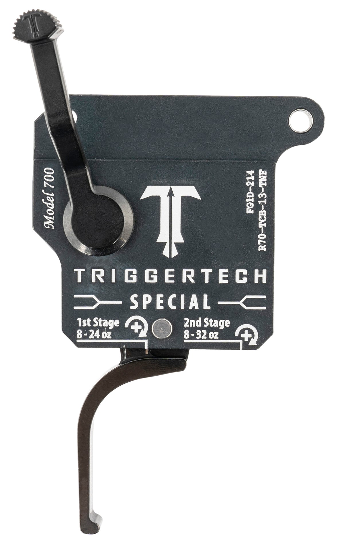 TriggerTech Rem 700 Right-Hand Special Flat Two-Stage Trigger, 1.0-3.5 lbs Matte Gray Black Parts
