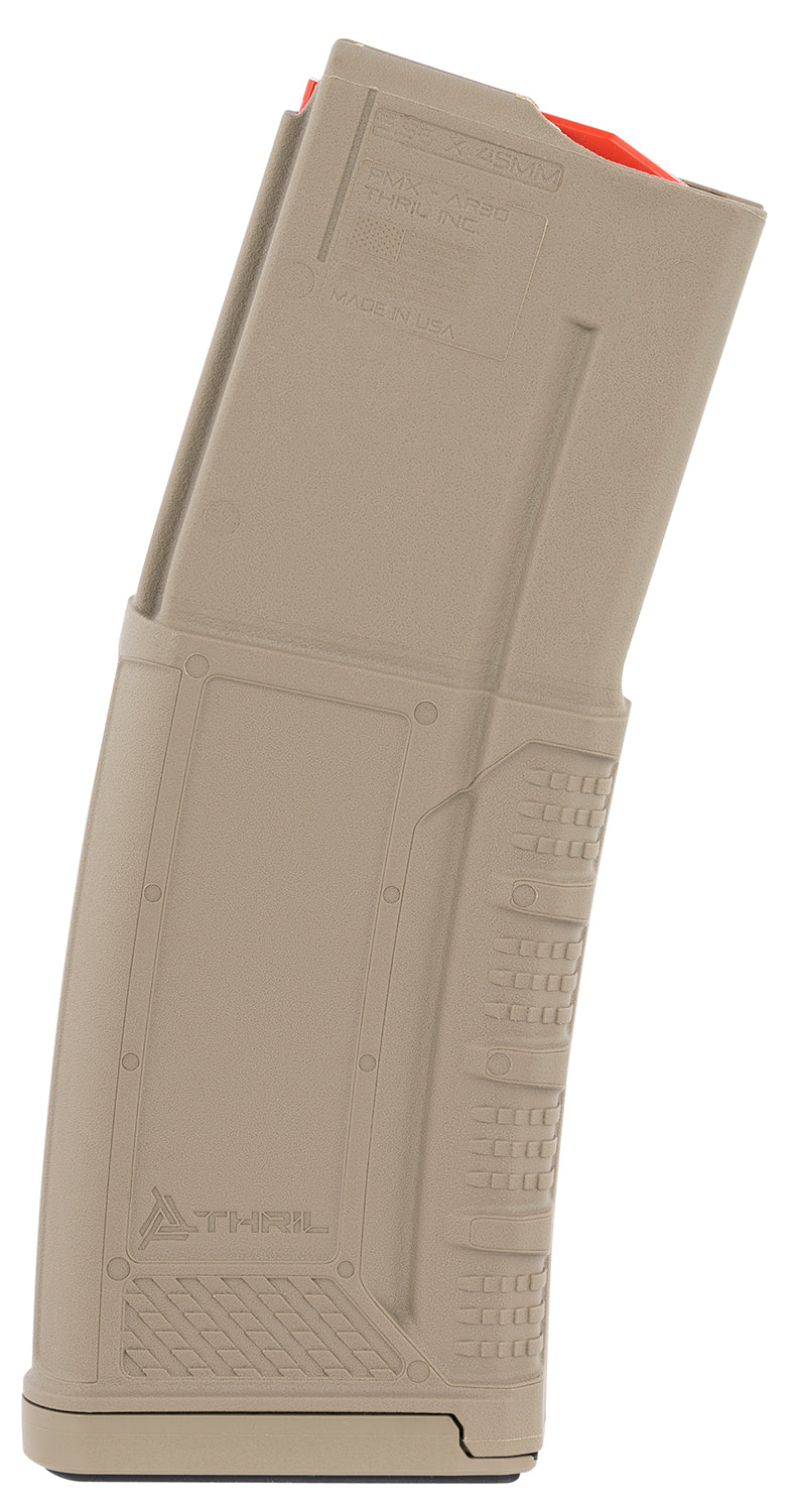 THRiL PMX 30rd 5.56 NATO Flat Dark Earth Polymer Magazine for AR-15/M4