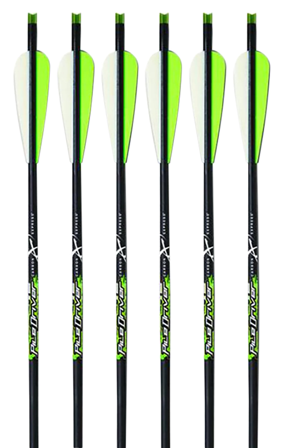 Carbon Express PileDriver Carbon Crossbolt Green 22 In 6 Pack 52141