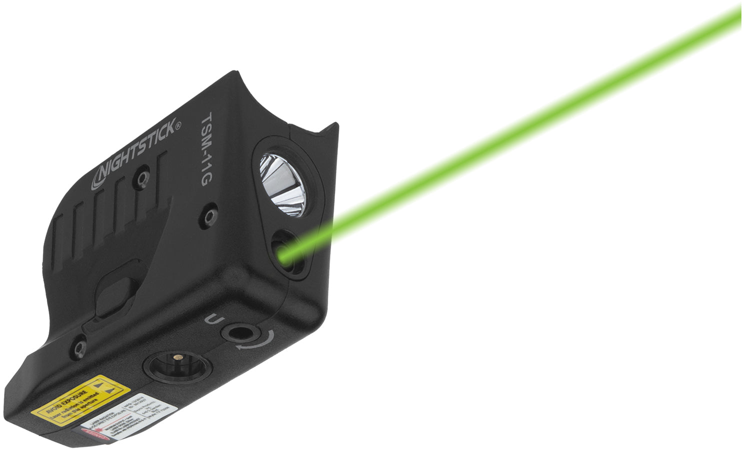 Nightstick TSM11G Glock 42/43/43X/48 Weapon-Mounted Light Green Laser Black 150 Lumens