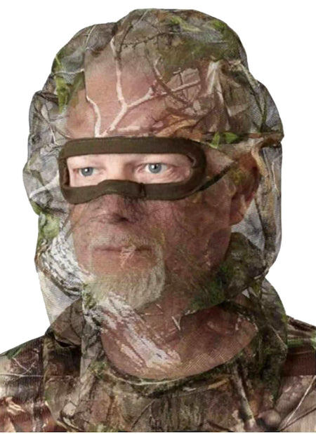 Hunters Specialties 100120 Flex Form II Camo Head Net Realtree Edge