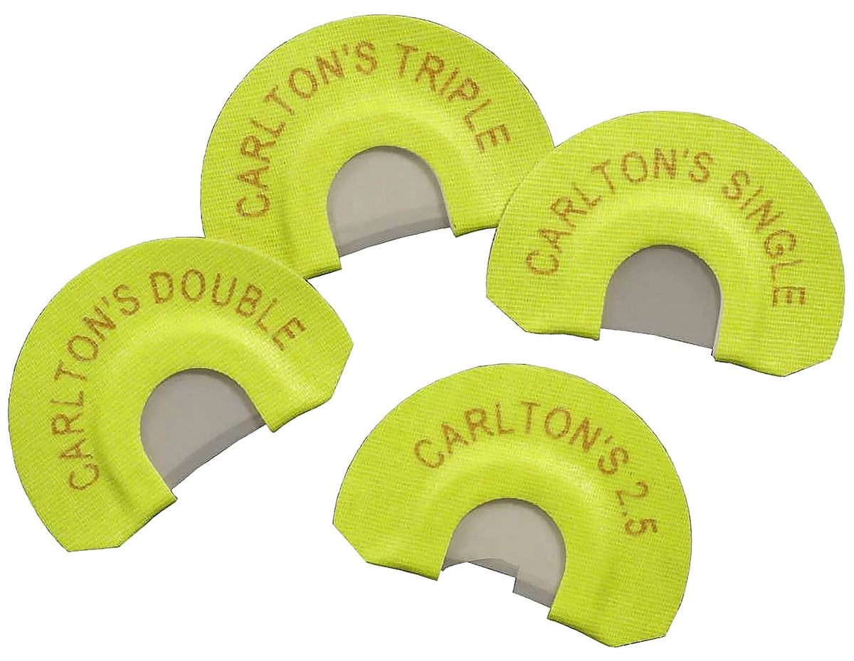Wayne Carlton's 70314 Essential 4-Reed Elk Diaphragm Call Pack Yellow