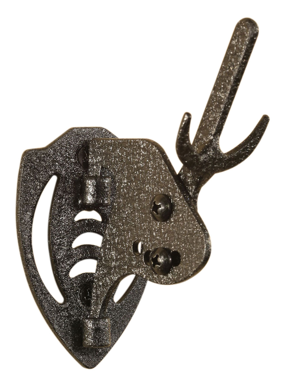 Skullhooker Mini Hooker Close-to-Wall Trophy Hanger Small/Mid-Size Game Graphite Black