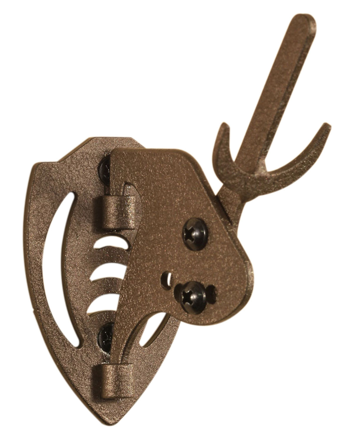 Skullhooker Mini Hooker Close-to-Wall Trophy Hanger Small/Mid-Size Game Robust Brown
