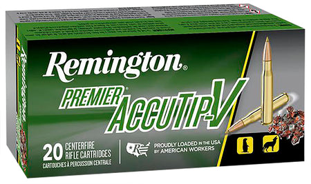 Remington Premier AccuTip Pointed Soft Point .204 Ruger 40 grain AccuTip-V Boat Tail ammunition