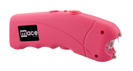 Mace 80814 Pink Rubber Ergo Stun Gun LED with Carry Holder
