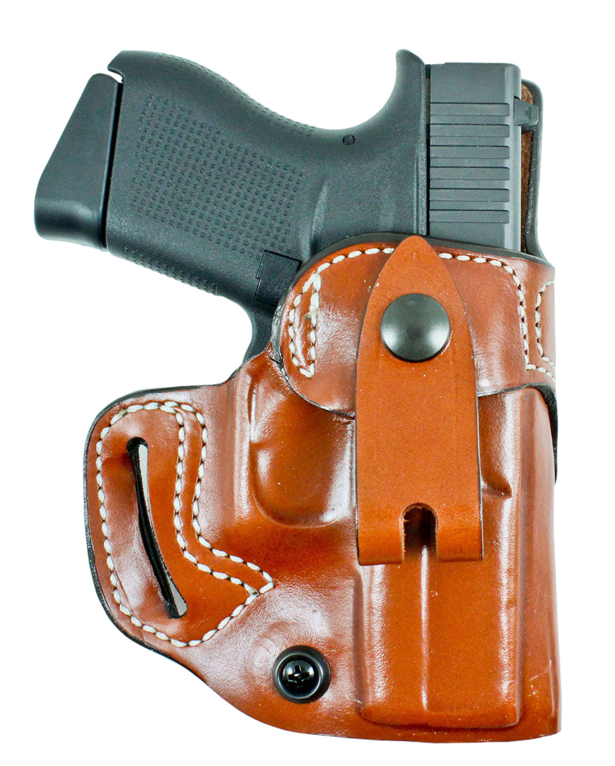 DeSantis Osprey Tan Leather IWB OWB Belt Slide Holster Sig P365/P365 SAS Right Hand