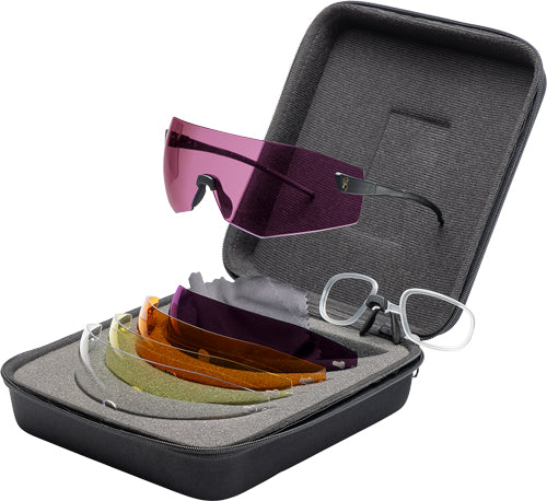 Browning Comp Series Protective Shooting Glasses with 5 Lenses and Storage Case