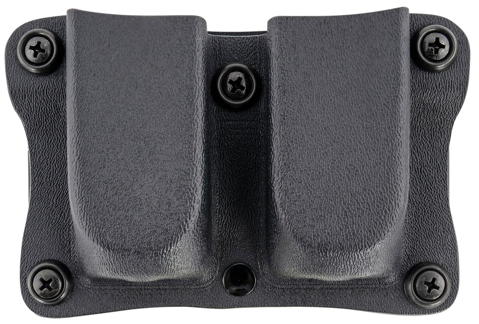 DeSantis Gunhide A87KJJJZ0 Quantico Double Magazine Pouch Black Kydex 1.5" Belt OWB Ambi Glock 17 19