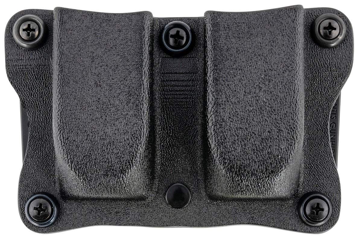 DeSantis Gunhide A87KJKKZ0 Quantico Double Magazine Pouch Black Kydex 1.5" Belt OWB Ambidextrous Sig P365
