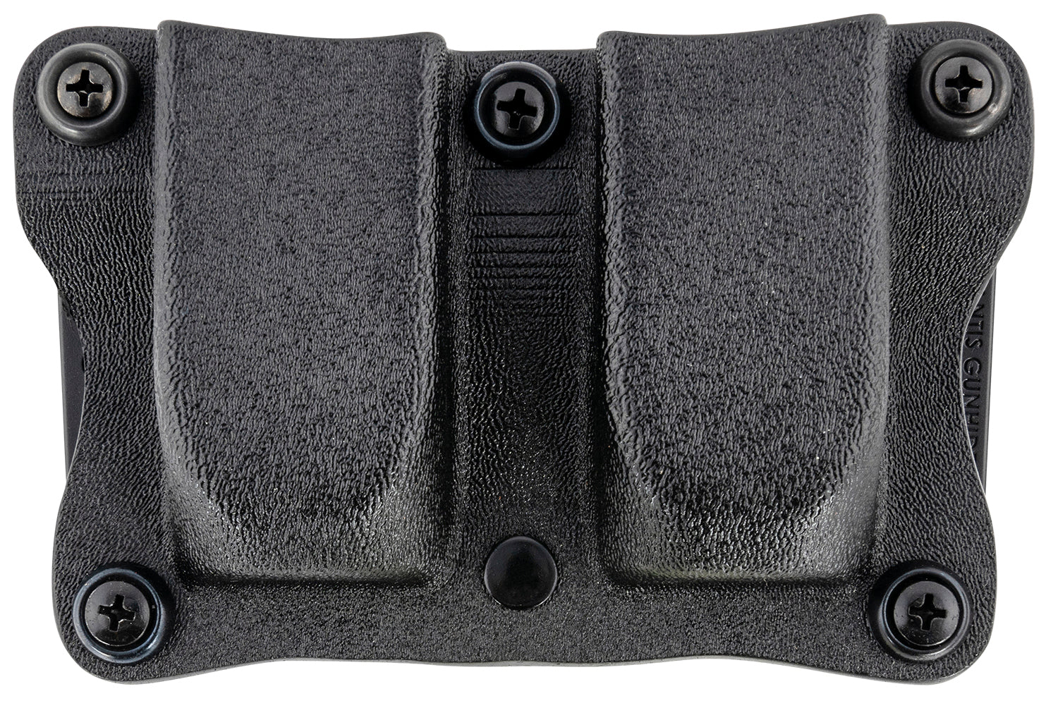 DeSantis Gunhide A87KJKKZ0 Quantico Double Magazine Pouch Black Kydex 1.5" Belt OWB Ambidextrous Sig P365