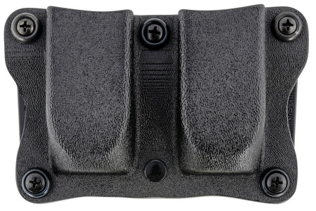 DeSantis Gunhide A87KJKKZ0 Quantico Double Magazine Pouch Black Kydex 1.5" Belt OWB Ambidextrous Sig P365