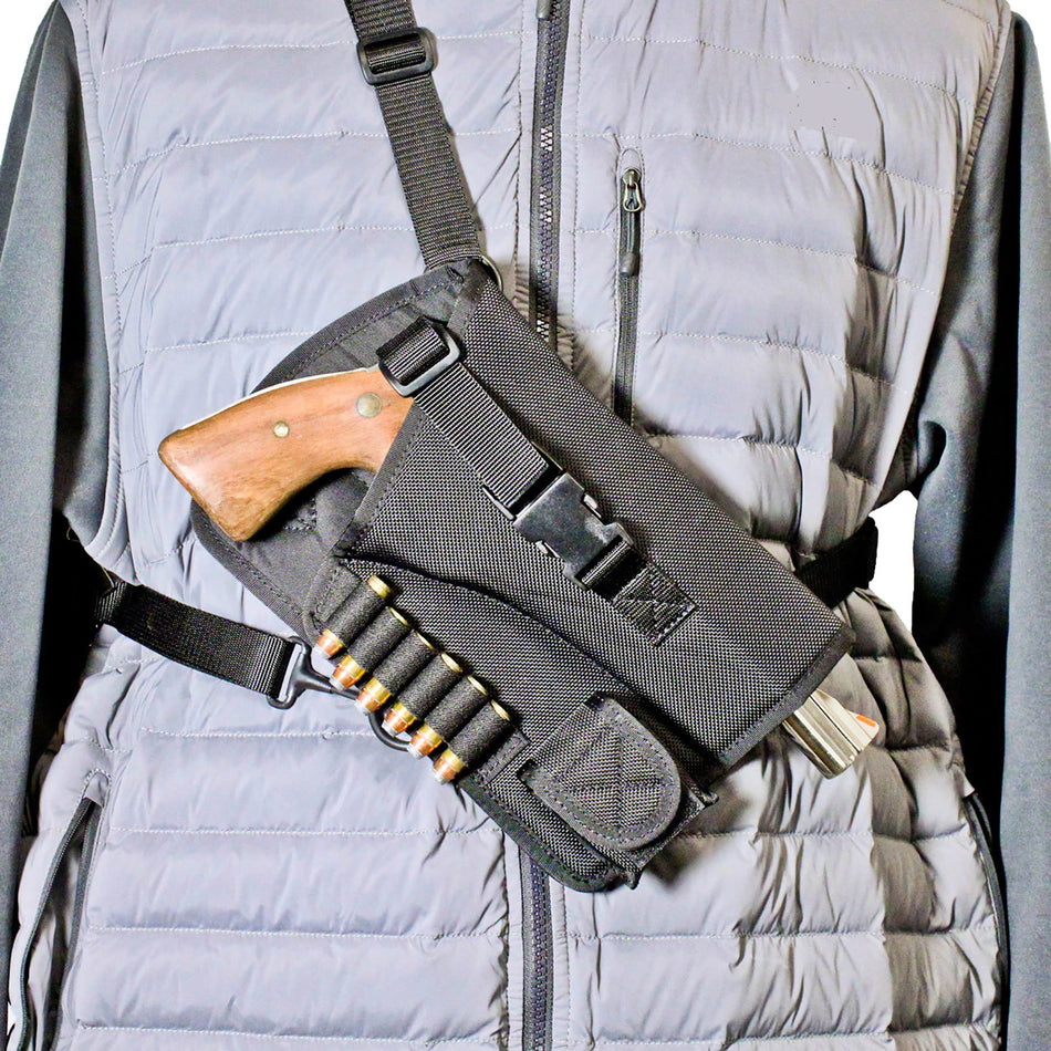 DeSantis Gunhide Yukon Hunting Rig Nylon Shoulder Holster for Ruger GP100 4" Right Hand