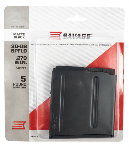 Savage Arms 55272 Savage Axis II Precision Magazine 5rd Capacity 270 Win/30-06 Springfield Matte Black Steel