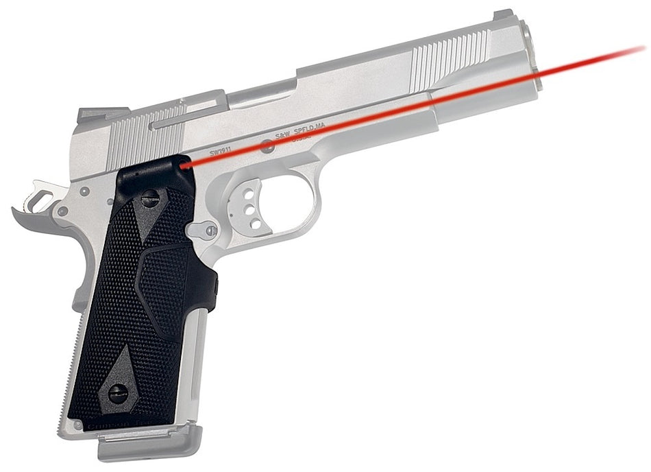 Crimson Trace 011200 1911 & 1911A1 Lasergrips - Red Laser, Black Polymer Panels