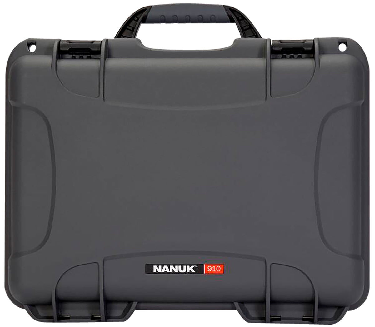 Nanuk 910GLOCK7 Graphite Resin Glock 2-Up Pistol Case PEF Foam 13.20" L x 9.20" W x 4.10" H