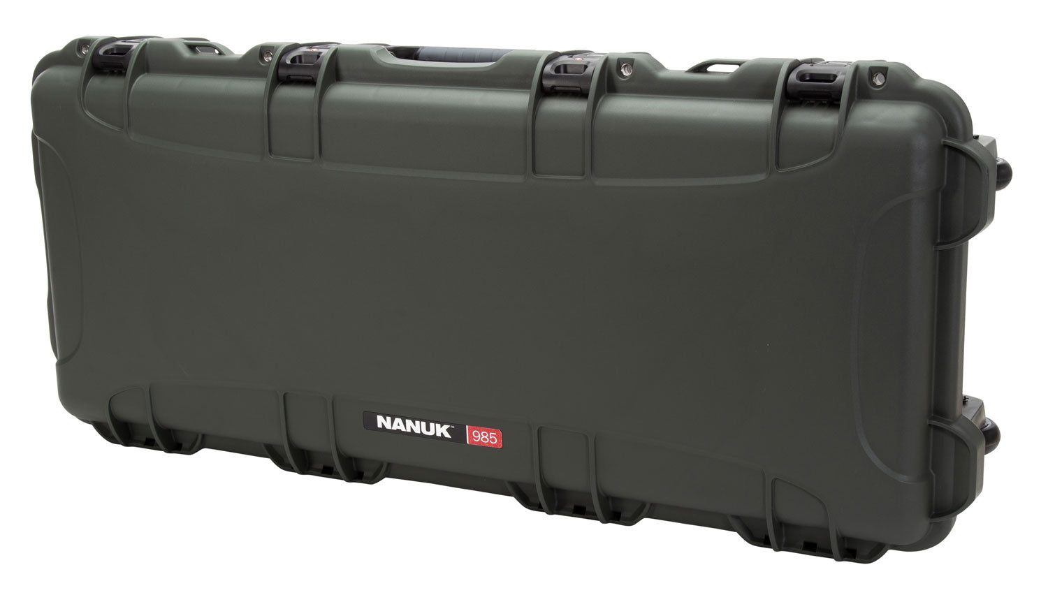 Nanuk 985 36-Inch Olive Polymer Case for AR-15 Rifles with Foam Padding