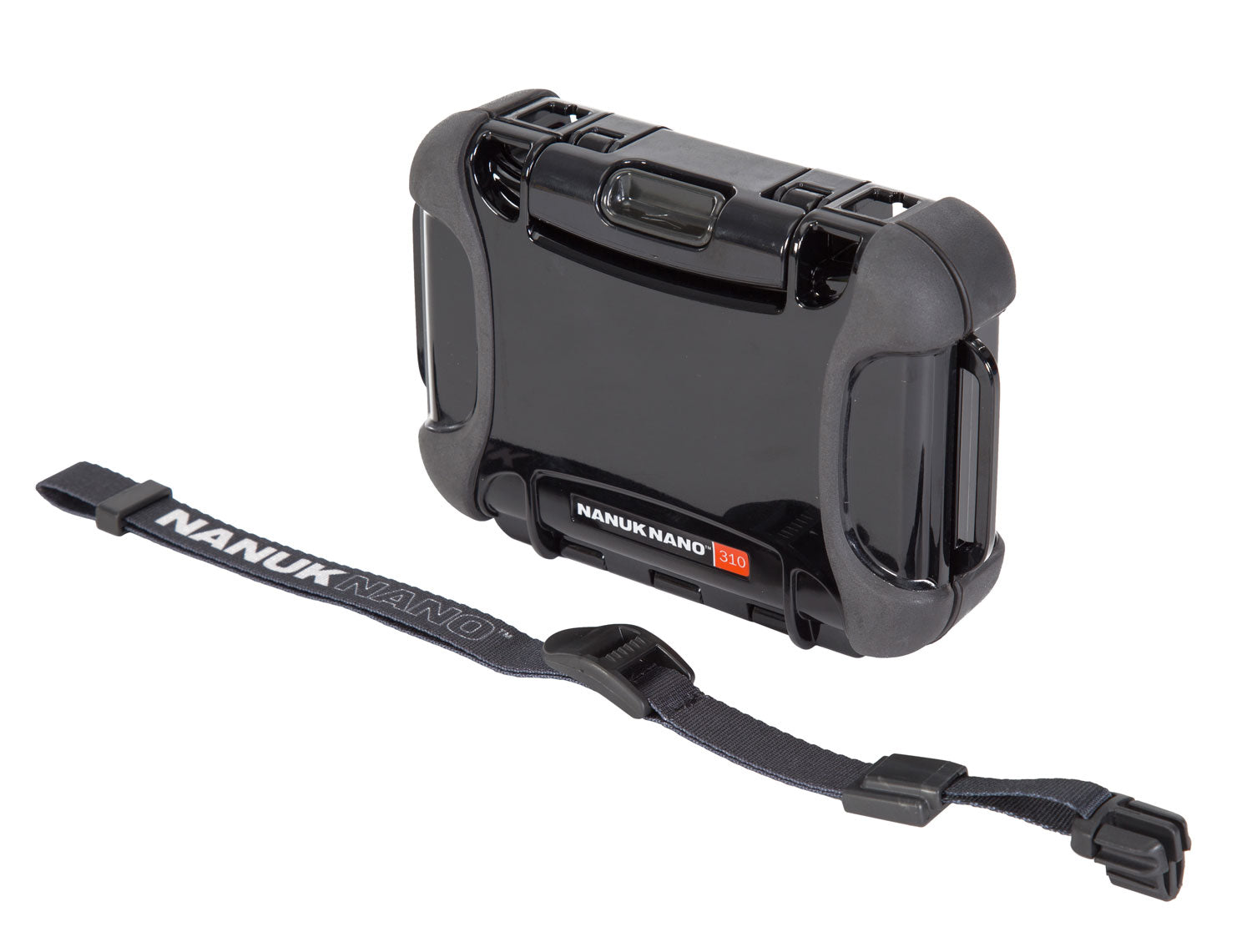 Nanuk 310 Nano Black Polycarbonate Dustproof Case with PowerClaw Latches