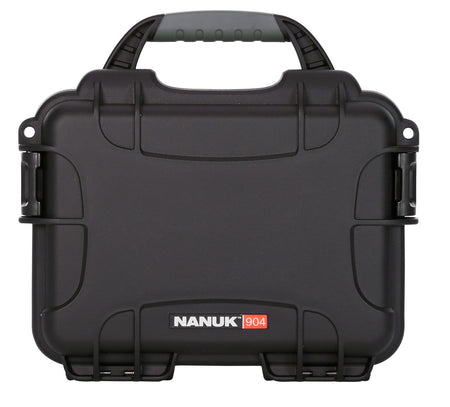 Nanuk 9041001 904 Airline-Approved Waterproof Black Resin Case with Foam Insert