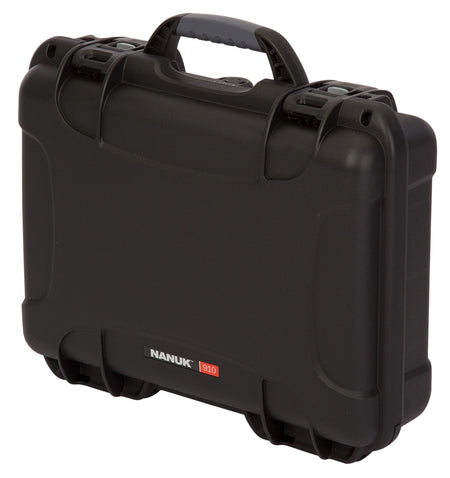 Nanuk 910 Black Polymer Lockable 2-Up Glock Pistol Case with Foam Padding